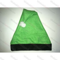 Green and Black Bulk Santa Hat