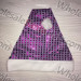 Purple Sequin Bulk Santa Hat